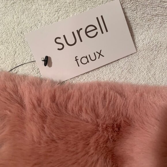 SURELL FAUX FUR PULL THRU SCARF  NWT - Picture 7 of 9